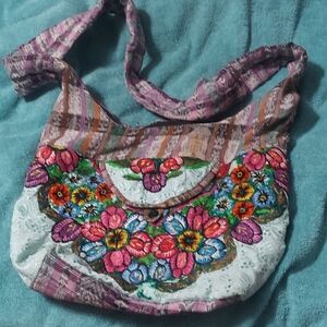 Floral Embroidered Women's Bag